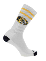 NCAA Vintage College Striped Socks - Missouri Tigers (Large)