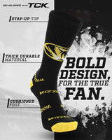 TCK socks Missouri Tigers Mayhem Crew Socks (Made in USA)