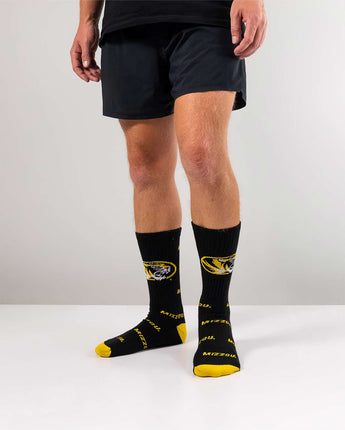 TCK socks Missouri Tigers Mayhem Crew Socks (Made in USA)