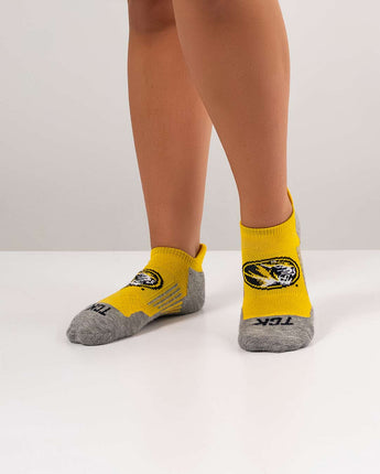 TCK socks Missouri Tigers Tour No Show Tab Socks - Made in USA