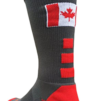 TCK socks Multi / Small Canada Flag Baseline Crew Socks