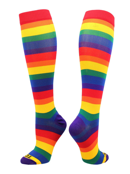TCK socks Multicolor / Large Krazisox Rainbow Stripes Socks