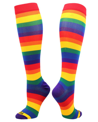 TCK socks Multicolor / Large Krazisox Rainbow Stripes Socks