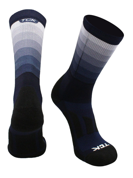 TCK socks Navy Blue / Small Fade Sublimated Crew Socks