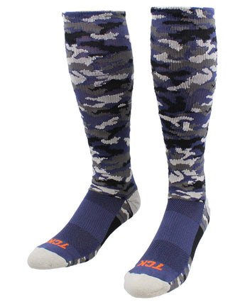 TCK socks Navy Camo / X-Large Elite Performance Camo Over The Calf Socks