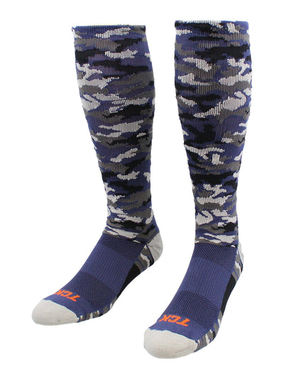 TCK socks Navy Camo / X-Large Elite Performance Camo Over The Calf Socks