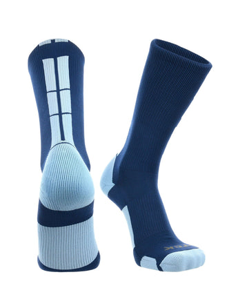 TCK socks Navy/Columbia Blue / X-Large Crew Socks Baseline 3.0 Adult Sizes Team Colors