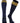 TCK socks Navy Gold / Medium Euro Style 3 Stripe Soccer Socks With Fold Down Top