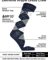 TCK socks Navy/Grey/White / Large Penn State Nittany Lions Argyle Dress Socks – Collegiate Crew
