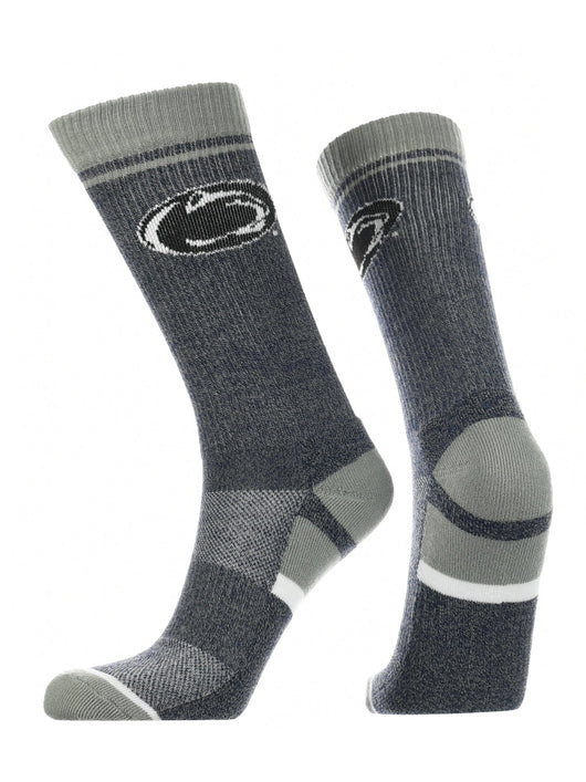 TCK socks Navy/Grey/White / Large Penn State Nittany Lions  Socks Victory Parade Crew Length