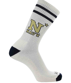 TCK socks Navy Midshipmen / Large Navy Midshipmen | Vintage | NCAA Mens and Womens Soft Cotton Sock