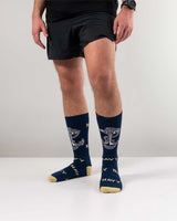 TCK socks Navy Midshipmen Mayhem Crew Socks (Made in USA)