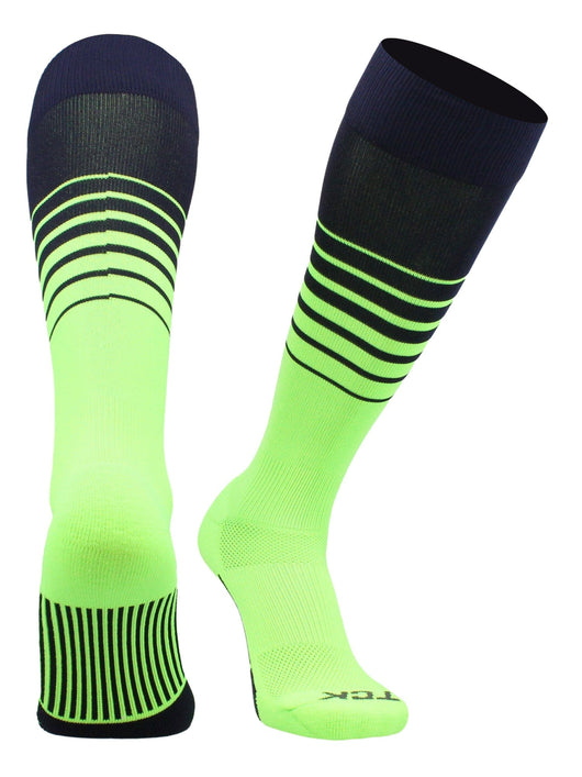 TCK socks Navy/Neon Green / Small Elite Breaker Soccer Socks