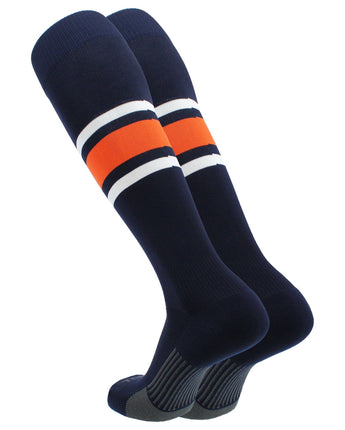 MadSportsStuff x TCK Made in USA Bold Center Stripe Dugout Socks