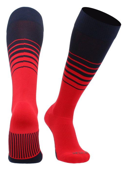 TCK socks Navy/Scarlet / Small Elite Breaker Soccer Socks