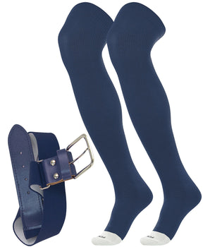 Prosport Over the Knee Socks and Belt | Uniform Combo Set