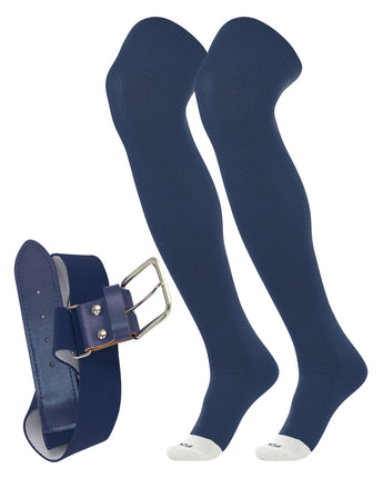 Prosport Over the Knee Socks and Belt | Uniform Combo Set