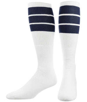 TCK socks Navy / Small Retro 3 Stripe OTC Tube Socks