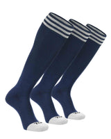 TCK socks Navy/White 3-Pack / X-Small Prosport Trio Striped Socks
