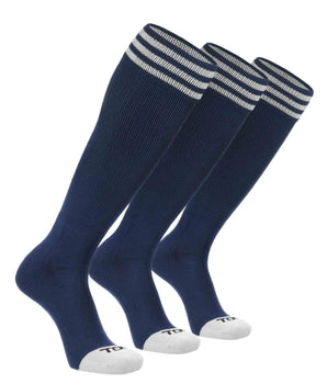 TCK socks Navy/White 3-Pack / X-Small Prosport Trio Striped Socks