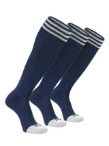 TCK socks Navy/White 3-Pack / X-Small Prosport Trio Striped Socks