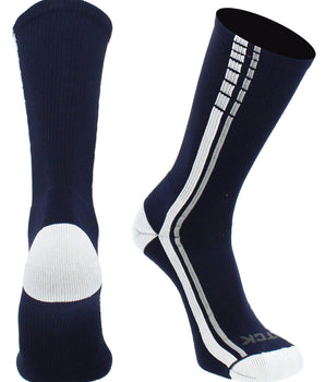 TCK socks Navy/White/Grey / Large Basketball & Sport Socks Turbo Crew