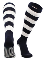 TCK socks Navy/White / Large Hoop Striped Rugby Socks