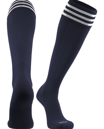 TCK socks Navy/White / Medium Finale 3-Stripe Soccer Socks