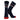 TCK socks Navy/White/Scarlet / Large Star Spangled Scribble Hand Drawn Stars Crew Socks