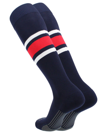 MadSportsStuff x TCK Made in USA Bold Center Stripe Dugout Socks
