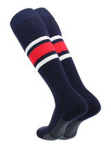 MadSportsStuff x TCK Made in USA Bold Center Stripe Dugout Socks