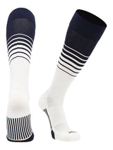 TCK socks Navy/White / Small TCK Elite Breaker Striped Athletic Socks | Over-the-Calf Soccer & Baseball
