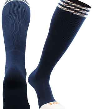 TCK socks Navy/White / X-Small Prosport Striped Over the Calf Tube Socks