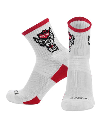 TCK socks NC State Wolfpack / Large NCAA Quarter Socks - NC State Wolfpack
