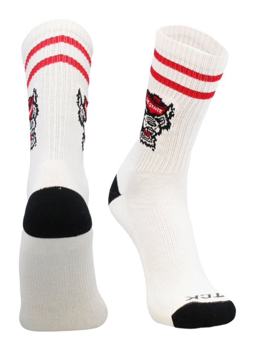 TCK socks NC State Wolfpack / Large Vintage NC State Wolfpack Socks NCAA Socks For Men and Womens Soft Cotton Sock
