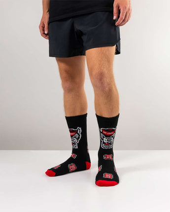 TCK socks NC State Wolfpack Mayhem Crew Socks (Made in USA)
