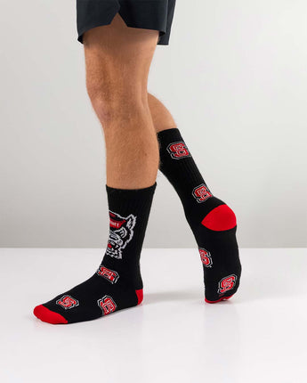 TCK socks NC State Wolfpack Mayhem Crew Socks (Made in USA)