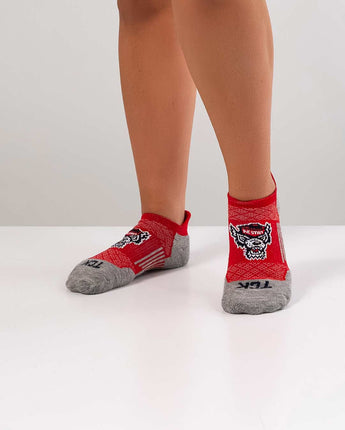 TCK socks NC State Wolfpack Tour No Show Tab Socks - Made in USA