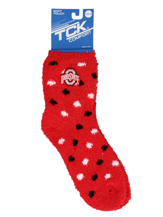 TCK socks NCAA College Fuzzy Socks For Women & Men, Warm and Cozy Socks Womens Licensed University Sock