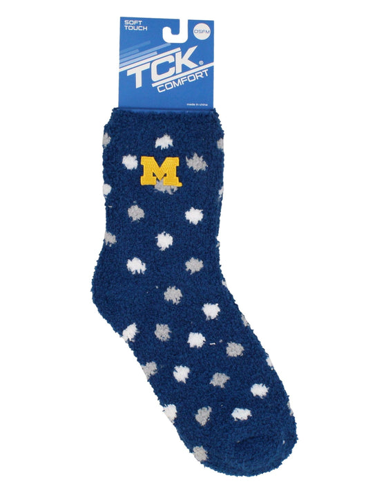 TCK socks NCAA College Fuzzy Socks For Women & Men, Warm and Cozy Socks Womens Licensed University Sock
