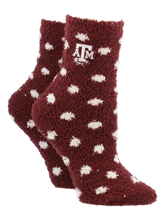 TCK socks NCAA College Fuzzy Socks For Women & Men, Warm and Cozy Socks Womens Licensed University Sock