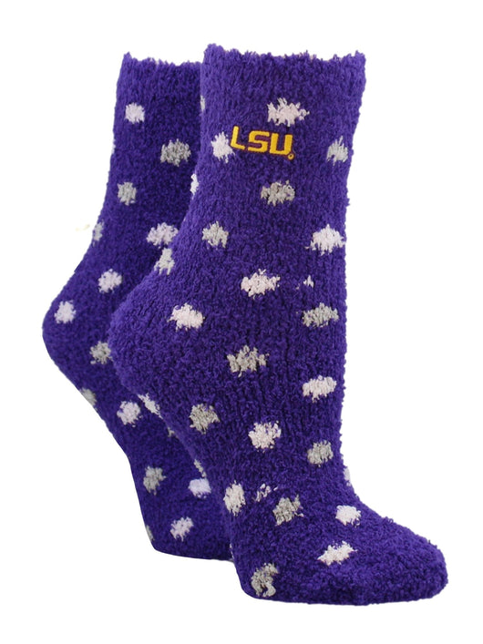TCK socks NCAA College Fuzzy Socks For Women & Men, Warm and Cozy Socks Womens Licensed University Sock