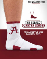 TCK socks NCAA Quarter Socks - Alabama Crimson Tide