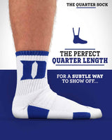 TCK socks NCAA Quarter Socks - Duke Blue Devils