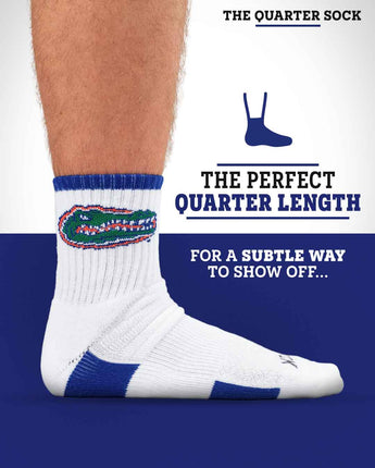 TCK socks NCAA Quarter Socks - Florida Gators