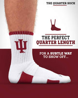 TCK socks NCAA Quarter Socks - Indiana Hoosiers