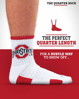 TCK socks NCAA Quarter Socks - Ohio State Buckeyes