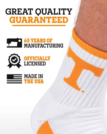 TCK socks NCAA Quarter Socks - Tennessee Volunteers
