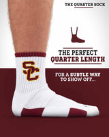 TCK socks NCAA Quarter Socks - USC Trojans
