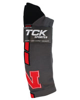 TCK socks Nebraska Cornhuskers Baseline Crew USA Made